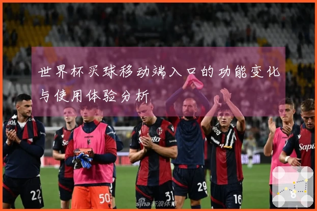 世界杯买球移动端入口的功能变化与使用体验分析